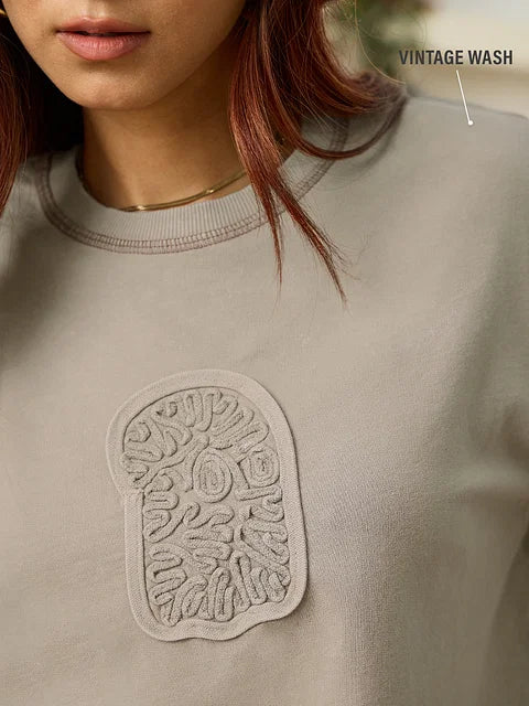 Stone Wash Women Oversized T-Shirts