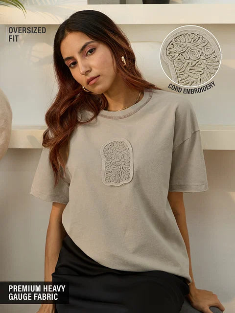 Stone Wash Women Oversized T-Shirts