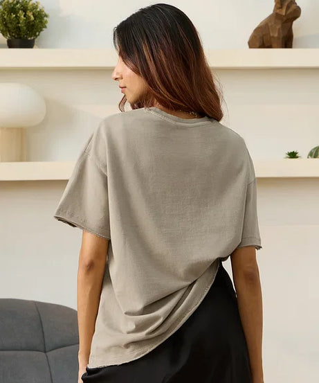 Stone Wash Women Oversized T-Shirts