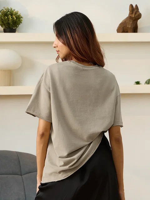 Stone Wash Women Oversized T-Shirts