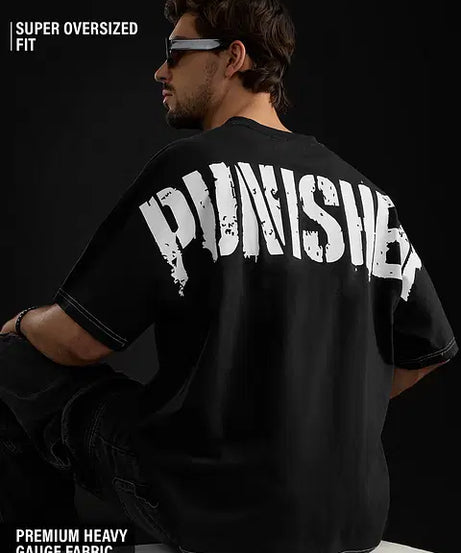 Punisher Classic Logo Super Oversized T-Shirts