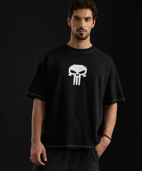 Punisher Classic Logo Super Oversized T-Shirts