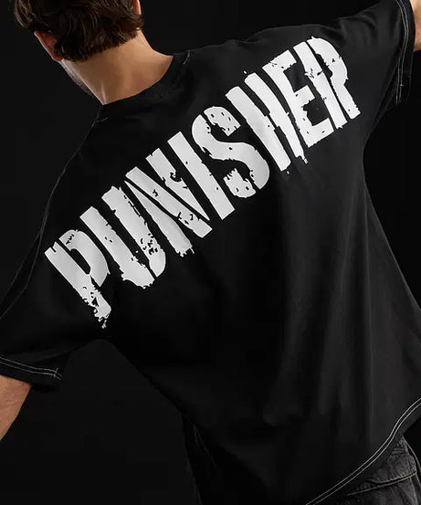 Punisher Classic Logo Super Oversized T-Shirts