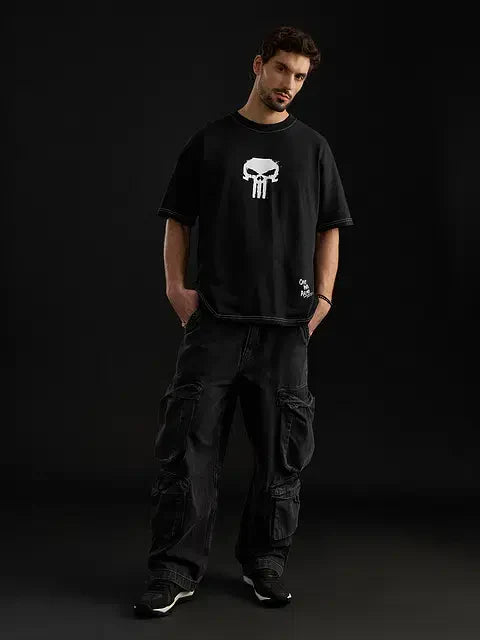 Punisher Classic Logo Super Oversized T-Shirts