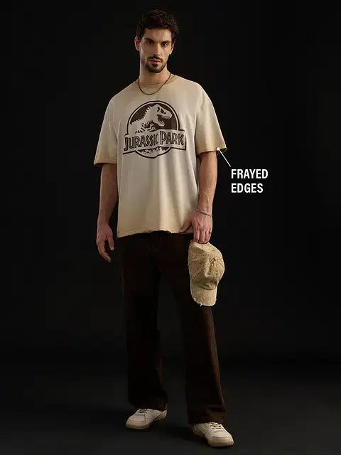 Jurassic Park Logo Oversized T-Shirts