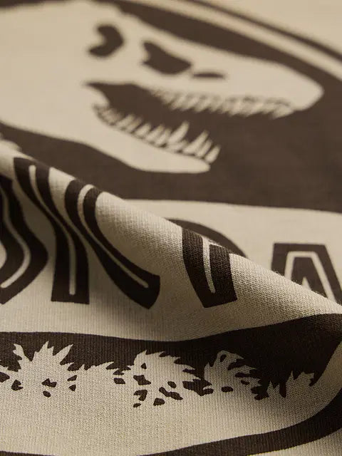 Jurassic Park Logo Oversized T-Shirts