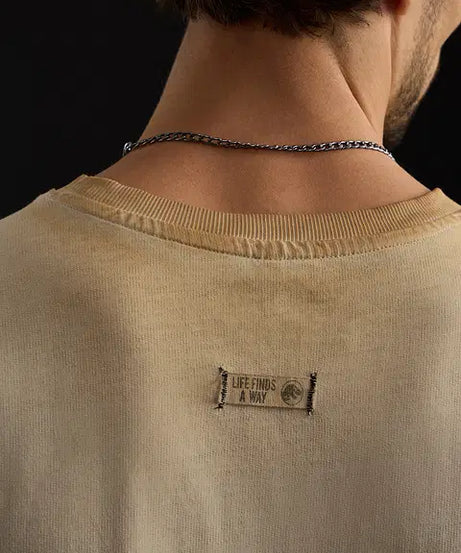 Jurassic Park Logo Oversized T-Shirts