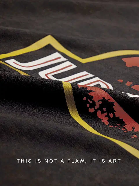 Jurassic Park Logo (Vintage Wash) Oversized T-Shirts