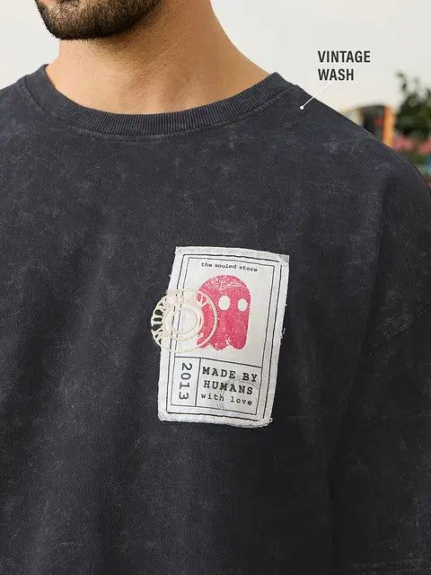 Spray Paint Oversized T-Shirts