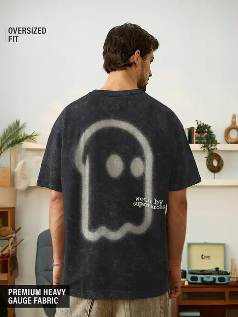 Spray Paint Oversized T-Shirts
