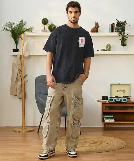 Spray Paint Oversized T-Shirts