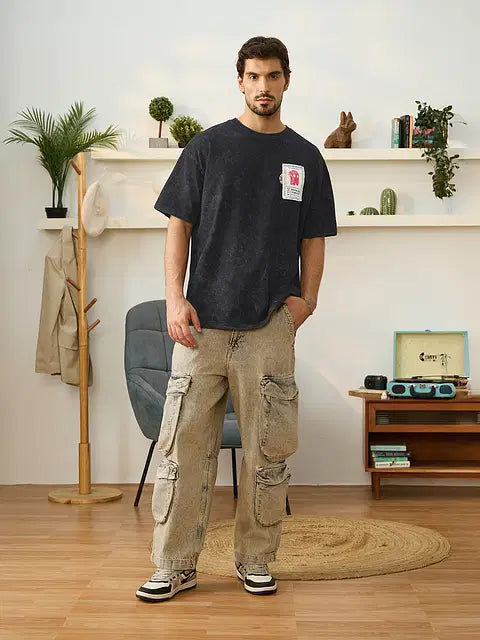 Spray Paint Oversized T-Shirts