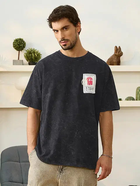 Spray Paint Oversized T-Shirts