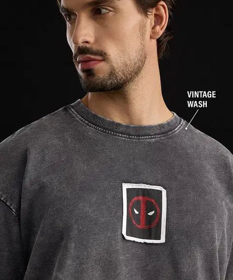 Deadpool No More Calm Oversized T-Shirts