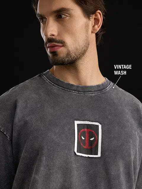 Deadpool No More Calm Oversized T-Shirts