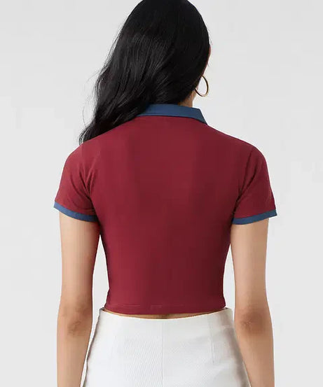 Scarlet Women Cropped Polos
