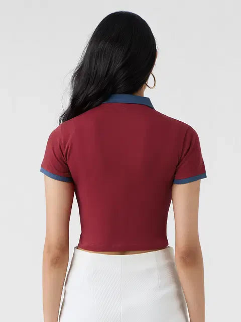 Scarlet Women Cropped Polos