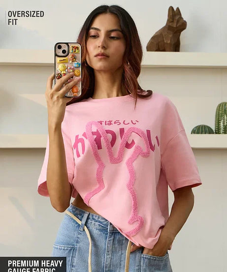 Bunny Women Oversized T-Shirts