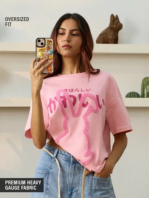 Bunny Women Oversized T-Shirts