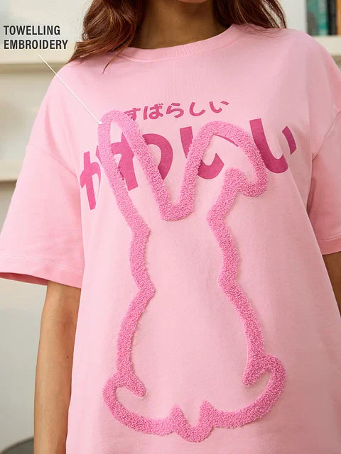 Bunny Women Oversized T-Shirts