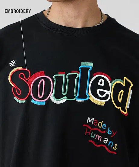 Souled Colour Stroke Oversized T-Shirts