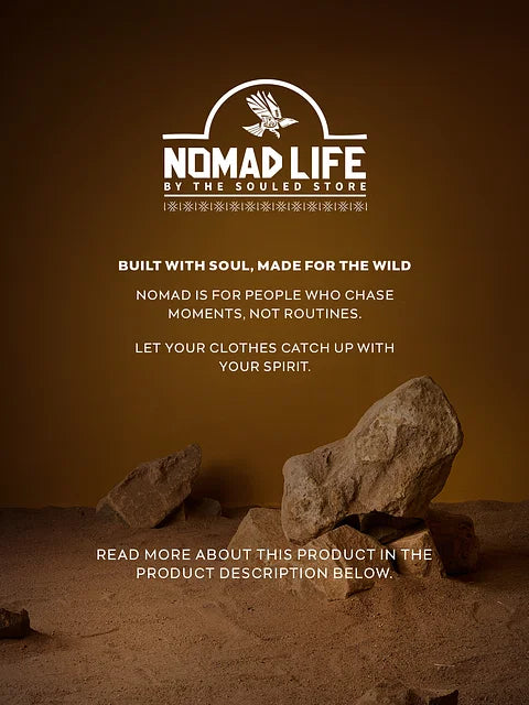 Nomad Indus Brown Women Oversized T-Shirts