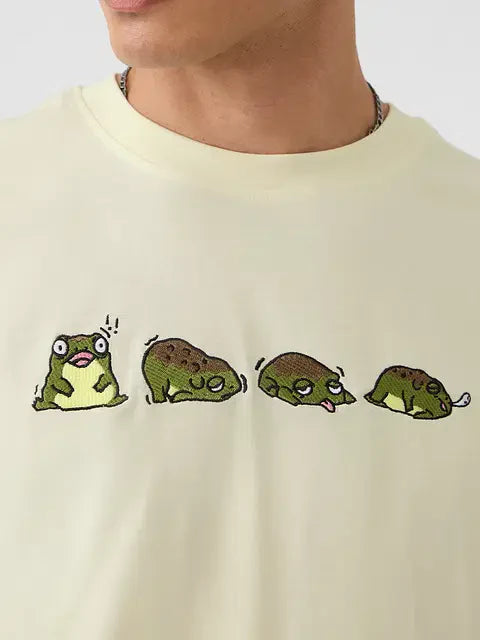 Tired Frog Men Relaxed Fit T-Shirts