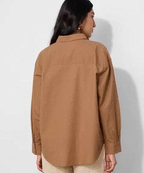 Cotton Linen Earth Child Women Boyfriend Shirts