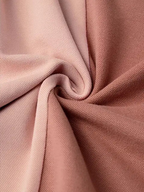 Cinnamon Zipper Polos Tshirt