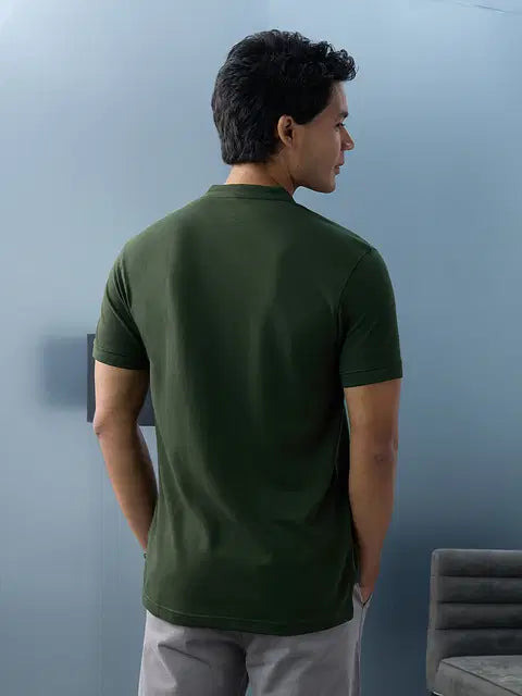 Solids Dark Olive Mandarin Polos