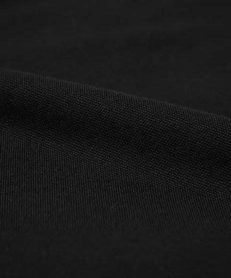 Solids Midnight Black Mandarin Polos