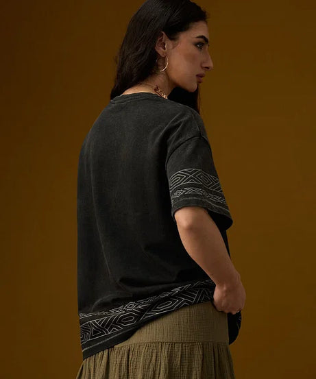 Nomad Compass Women Oversized T-Shirts