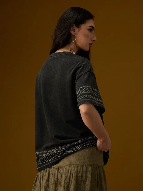 Nomad Compass Women Oversized T-Shirts