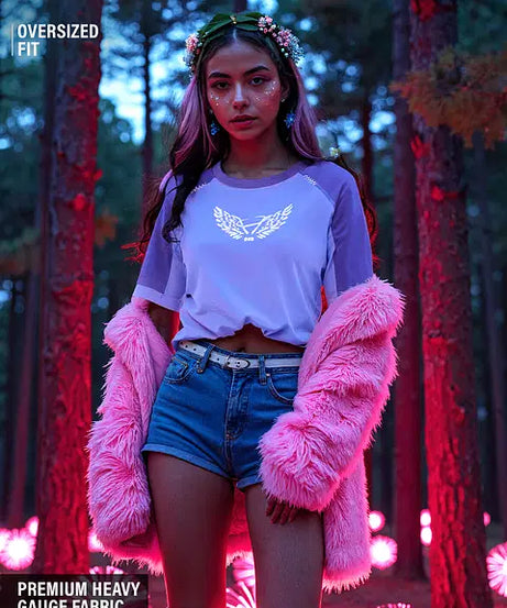 Angel Cloud Nine Women Oversized T-Shirts