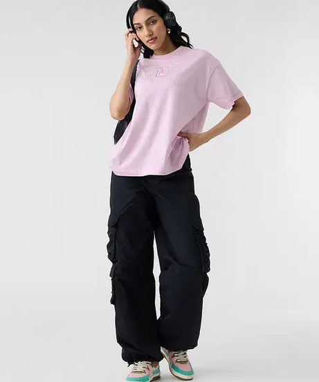 Angel Card Women Oversized T-Shirts