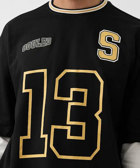 Varsity Campus Classic Oversized Full Sleeve T-Shirts