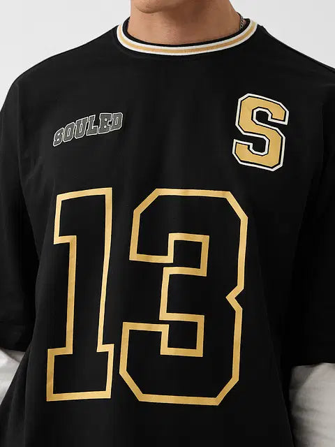 Varsity Campus Classic Oversized Full Sleeve T-Shirts