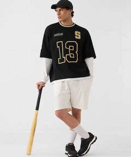 Varsity Campus Classic Oversized Full Sleeve T-Shirts