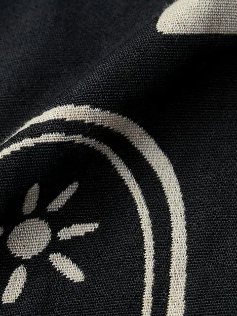 Monochrome Mirage Oversized Shirts