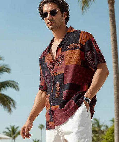 Iron Man Pattern Holiday Shirts