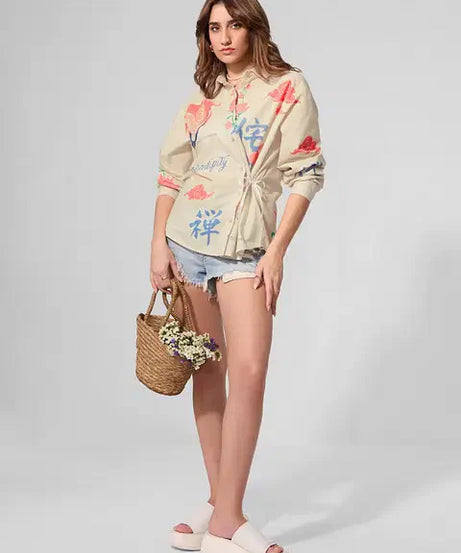 Unbound Cotton Linen Women Boyfriend Shirts