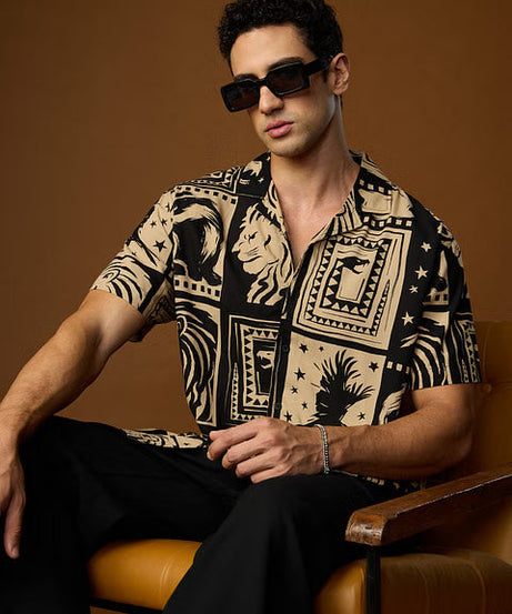 Harry Potter Hogwarts Grid Holiday Shirts