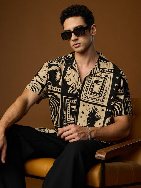 Harry Potter Hogwarts Grid Holiday Shirts