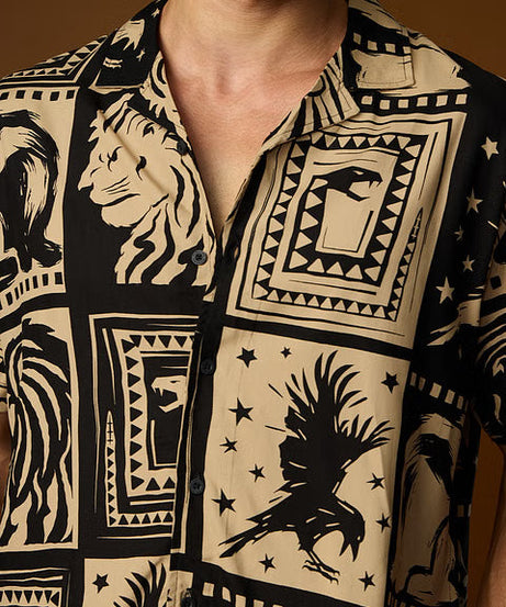 Harry Potter Hogwarts Grid Holiday Shirts