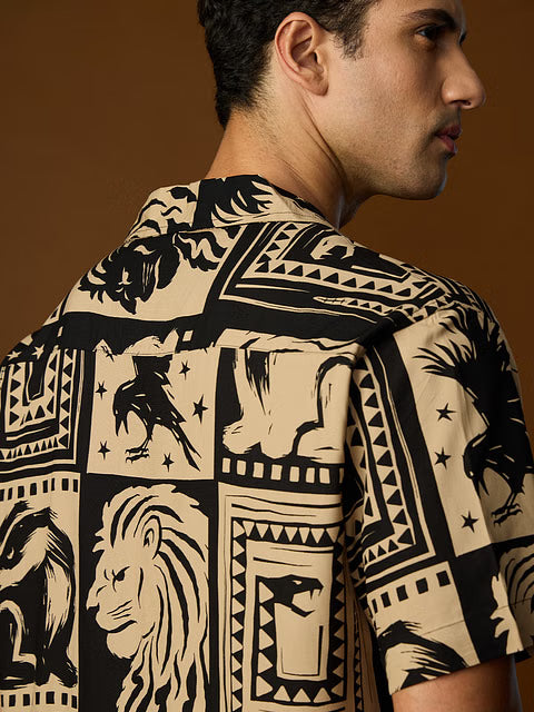 Harry Potter Hogwarts Grid Holiday Shirts