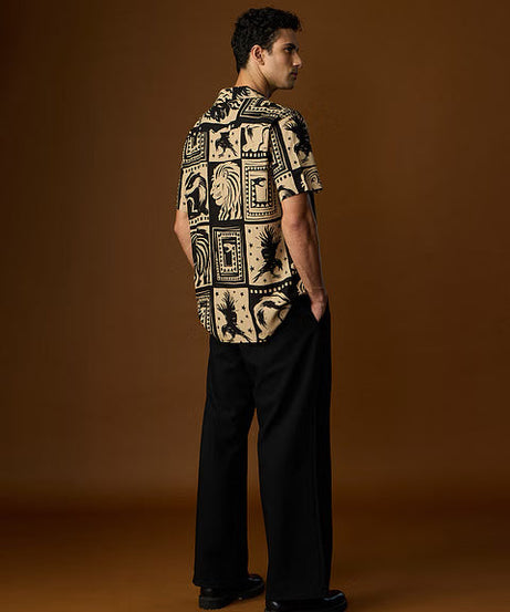 Harry Potter Hogwarts Grid Holiday Shirts