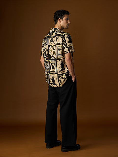 Harry Potter Hogwarts Grid Holiday Shirts