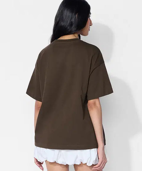 Peace Is Overrated (Embroidered) Women Oversized T-Shirts