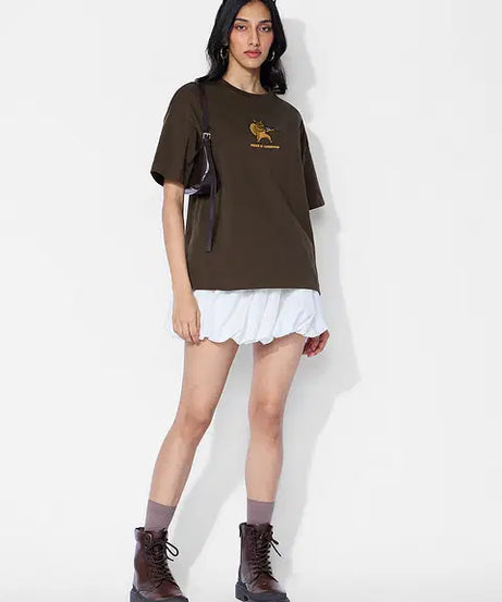 Oversized T-Shirt Peace Is Overrated Women Oversized T-Shirts