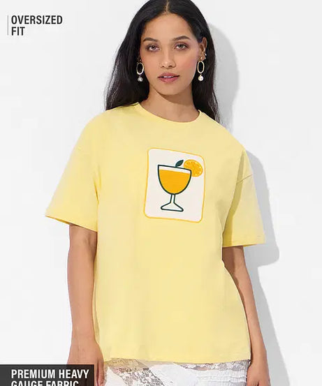 Oversized T-Shirt Margarita Women Oversized T-Shirts